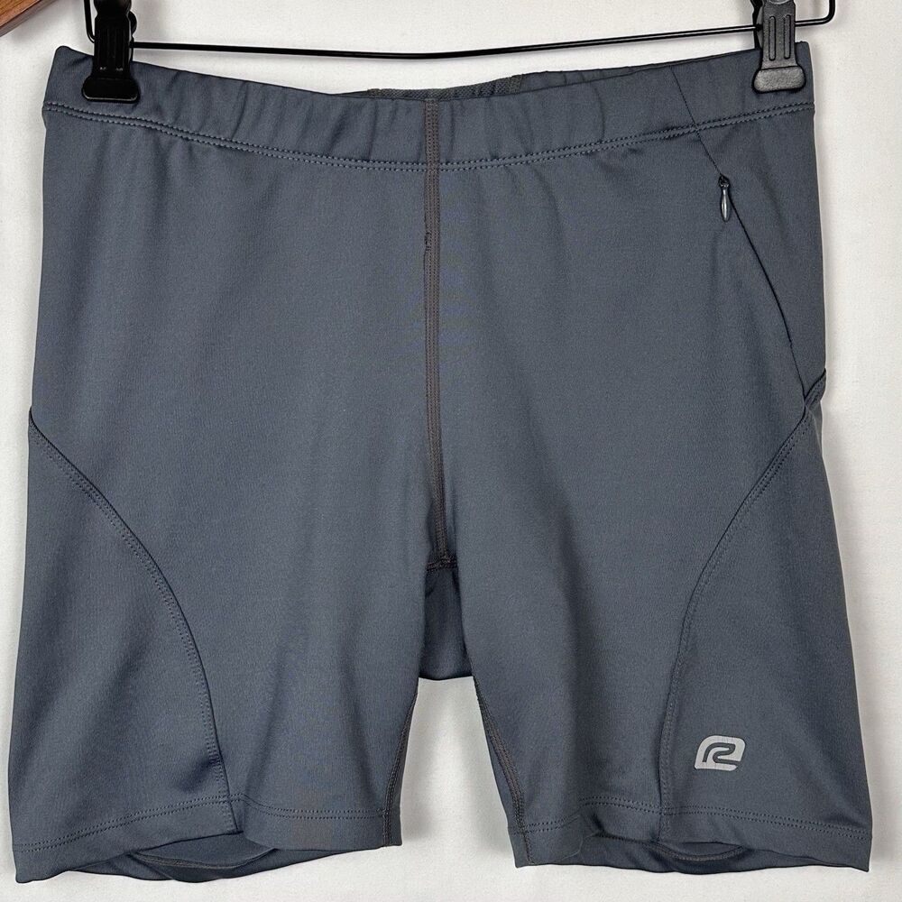 Road Runner Shorts Women’s Sz M Gray Velocity Running Compression Activewear Run